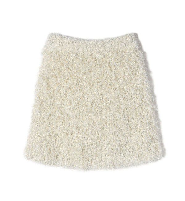 SHIPS for women「〈手洗い可能〉ラメ フリンジ ミニ スカート」|スカート|