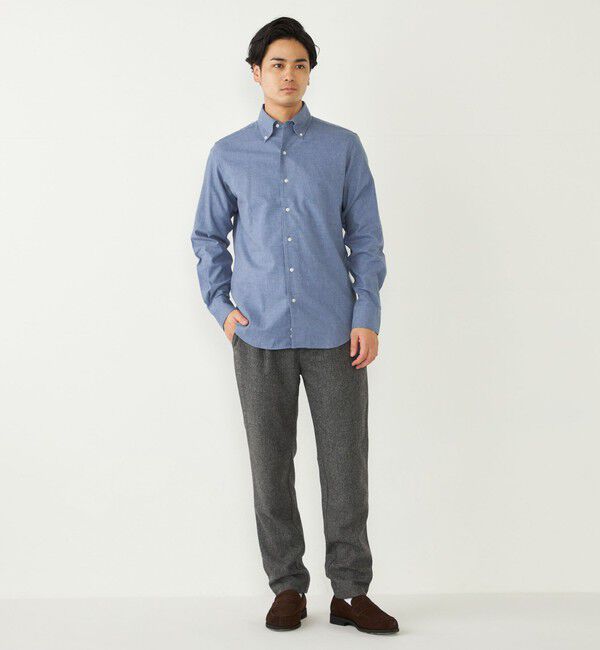 SHIPS Colors 「SHIPS Colors:ヘリンボーン イージー スラックス(セットアップ対応可能)」|スラックス|