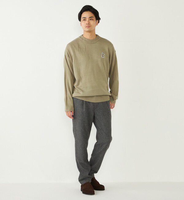 SHIPS Colors 「SHIPS Colors:ヘリンボーン イージー スラックス(セットアップ対応可能)」|スラックス|