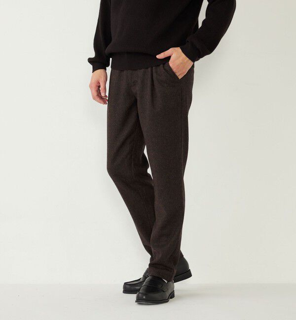 SHIPS Colors 「SHIPS Colors:ヘリンボーン イージー スラックス(セットアップ対応可能)」|スラックス|