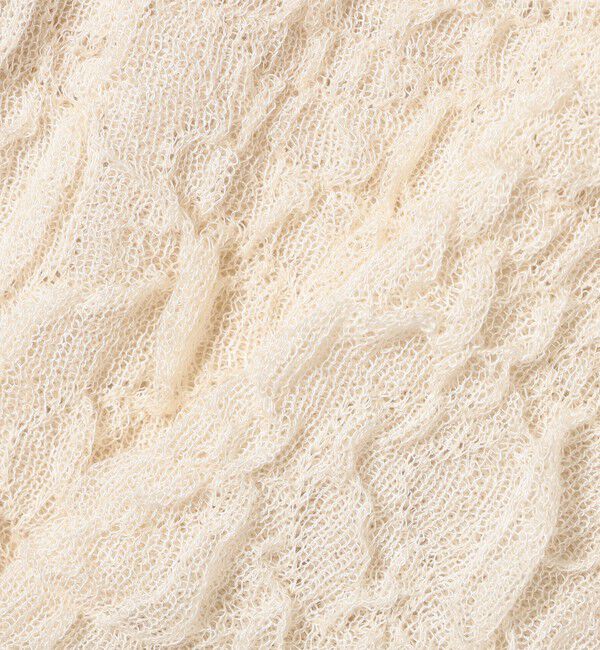 SHIPS any「SHIPS any:〈手洗い可能〉ジャカード バンピー コンパクト カーディガン」|カーディガン|