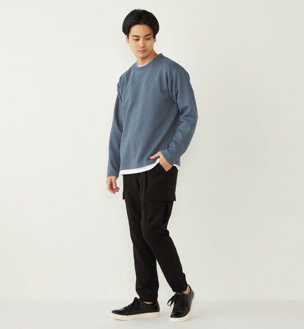 SHIPS Colors 「SHIPS Colors:〈洗濯機可能〉ストレッチ イージー カーゴ パンツ」|カーゴ|