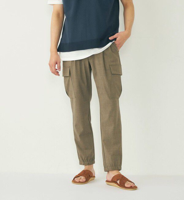 SHIPS Colors 「SHIPS Colors:〈洗濯機可能〉ストレッチ イージー カーゴ パンツ」|カーゴ|