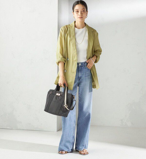 SHIPS for women「【WEB限定】パーテーション ライン テープ バッグ」|ショルダー・メッセンジャー|