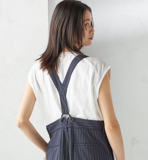 SHIPS for women「プラチナ ヴェール フレンチ スリーブ TEE」|Tシャツ・カットソー|