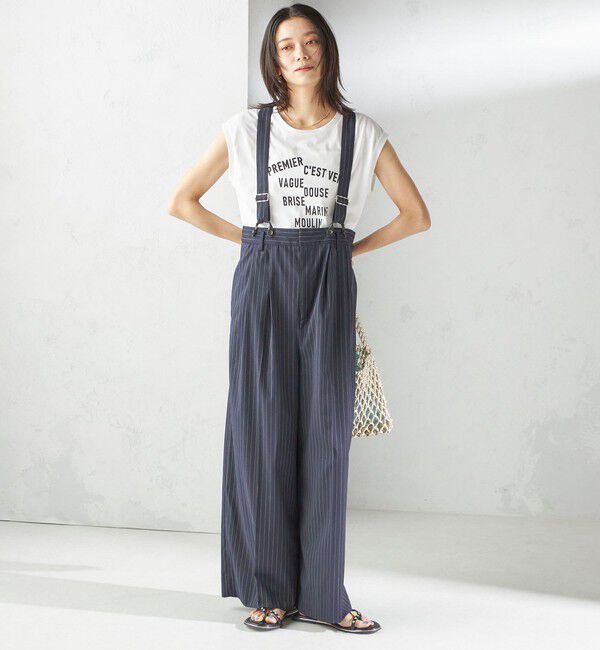 SHIPS for women「プラチナ ヴェール フレンチ スリーブ TEE」|Tシャツ・カットソー|