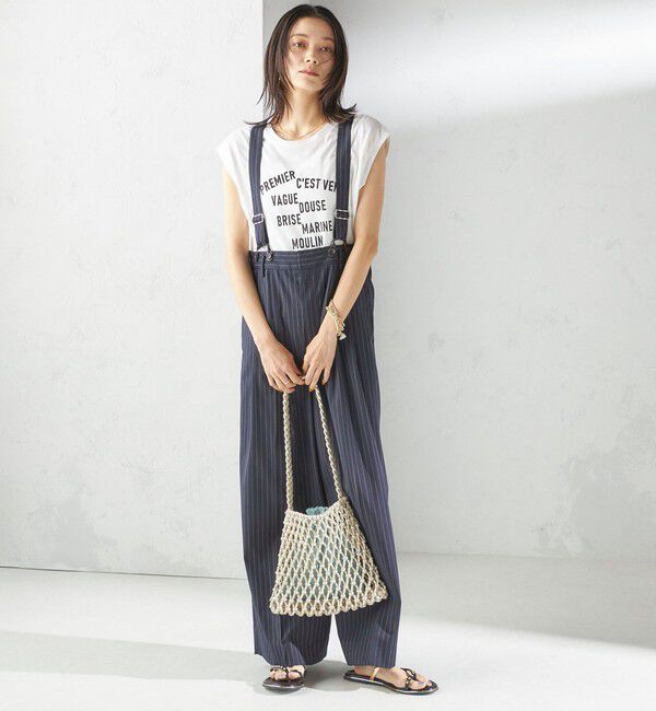 SHIPS for women「プラチナ ヴェール フレンチ スリーブ TEE」|Tシャツ・カットソー|