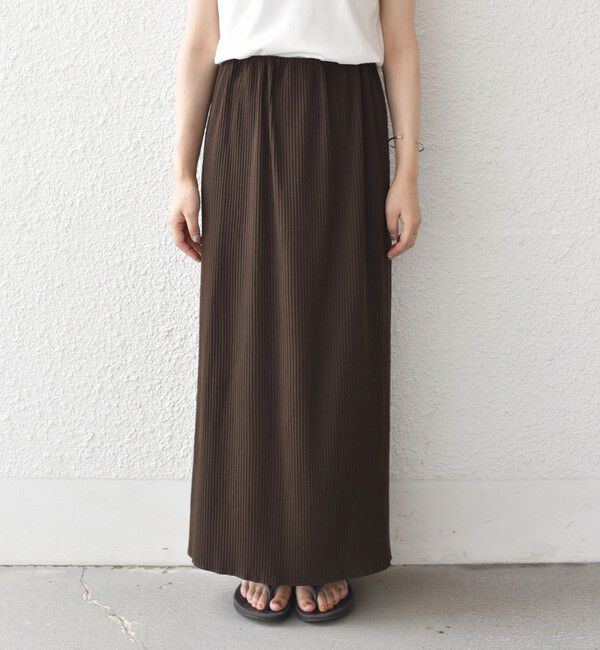 SHIPS Colors 「SHIPS Colors:〈手洗い可能・UVケア〉テレコ タイトスカート」|タイト|