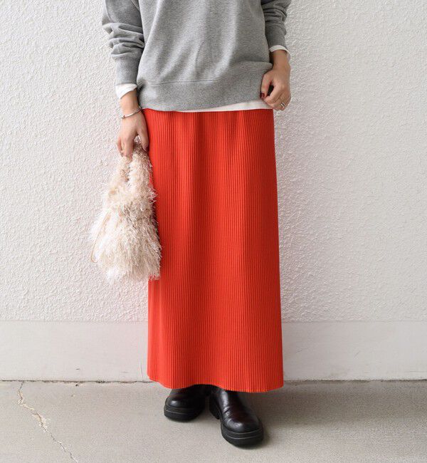 SHIPS Colors 「SHIPS Colors:〈手洗い可能・UVケア〉テレコ タイトスカート」|タイト|