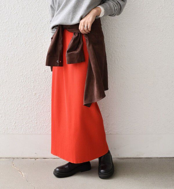 SHIPS Colors 「SHIPS Colors:〈手洗い可能・UVケア〉テレコ タイトスカート」|タイト|