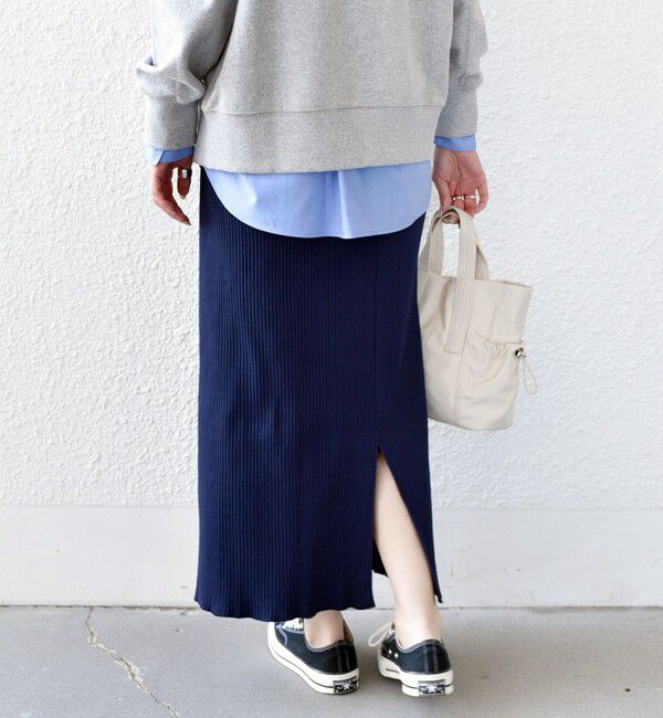 SHIPS Colors 「SHIPS Colors:〈手洗い可能・UVケア〉テレコ タイトスカート」|タイト|