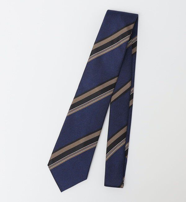SHIPS Colors 「SHIPS Colors:シルク ストライプ ネクタイ」|ネクタイ・蝶ネクタイ|ネイビー