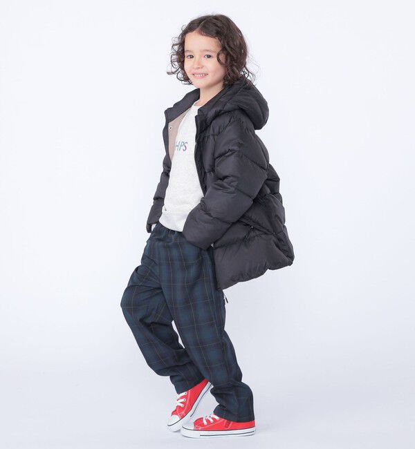 SHIPS KIDS「SHIPS KIDS:100～130cm /セレモニー チェック タック パンツ」|スラックス|