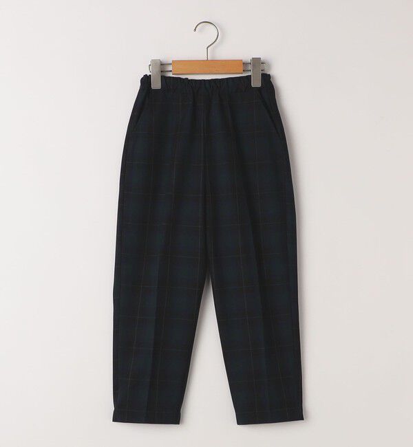 SHIPS KIDS「SHIPS KIDS:100～130cm /セレモニー チェック タック パンツ」|スラックス|