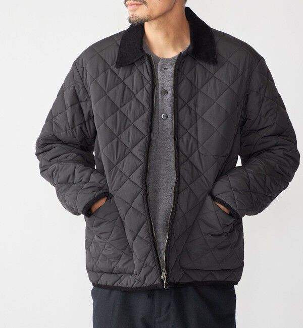 SHIPS「SHIPS:〈手洗い可能〉NETPLUS(R) キルティング ブルゾン」|ブルゾン・スタジャン|ブラック