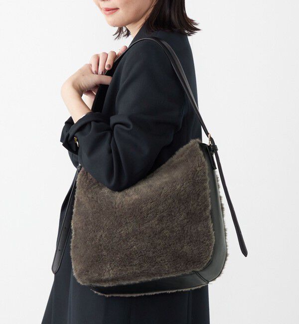 SHIPS Colors 「SHIPS Colors:ボア コンビ ワンショルダー バッグ」|ショルダー・メッセンジャー|