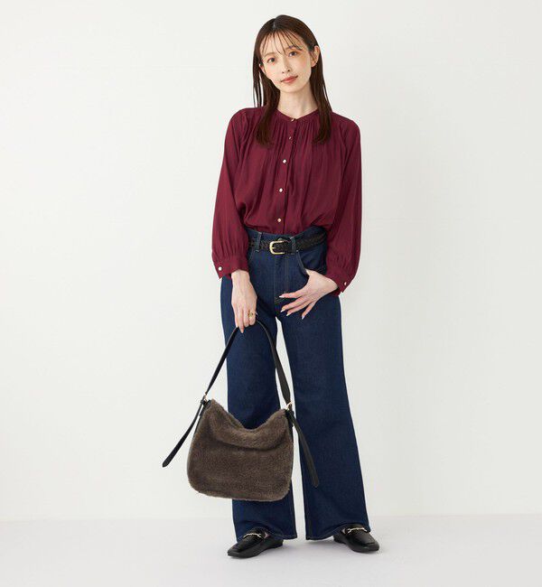 SHIPS Colors 「SHIPS Colors:ボア コンビ ワンショルダー バッグ」|ショルダー・メッセンジャー|