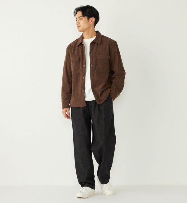 SHIPS Colors 「SHIPS Colors:〈洗濯機可能〉コーデュロイ CPO シャツジャケット」|ブルゾン・スタジャン|