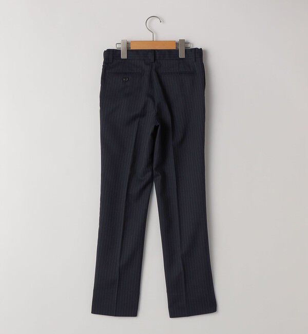 SHIPS KIDS「SHIPS KIDS:140～160cm /セレモニー ネイビー ストライプ スラックス パンツ」|スーツ|