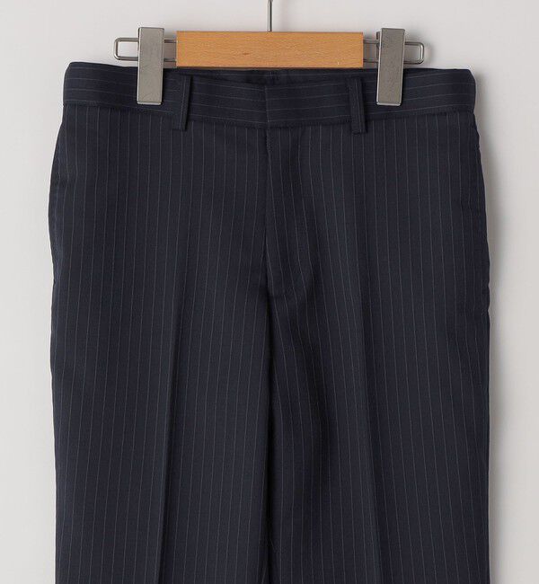 SHIPS KIDS「SHIPS KIDS:140～160cm /セレモニー ネイビー ストライプ スラックス パンツ」|スーツ|