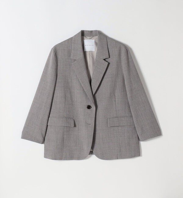 quaranciel「quaranciel:〈手洗い可能〉ウーステッド テーラード オーバー ジャケット（セットアップ対応）」|テーラードジャケット|