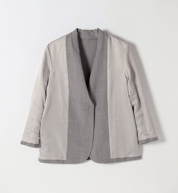 quaranciel「quaranciel:〈手洗い可能〉ウーステッド テーラード オーバー ジャケット（セットアップ対応）」|テーラードジャケット|