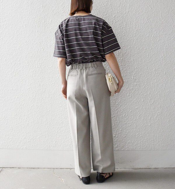 SHIPS any「SHIPS any:〈洗濯機可能〉マルチボーダー ワイド TEE」|Tシャツ・カットソー|