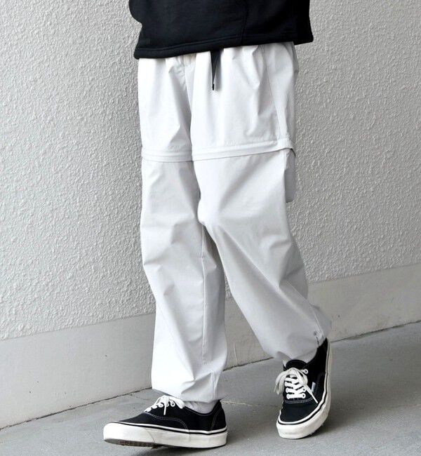 SHIPS any「SHIPS any:〈撥水加工〉タスラン SOLOTEX(R) 2WAY トラック パンツ(セットアップ対応)◇」|カーゴ|