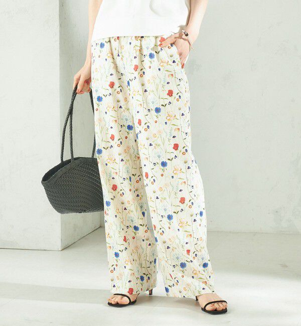 SHIPS for women「〈手洗い可能〉LIBERTY プリント パンツ」|その他|