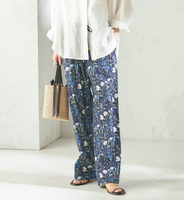 SHIPS for women「〈手洗い可能〉LIBERTY プリント パンツ」|その他|