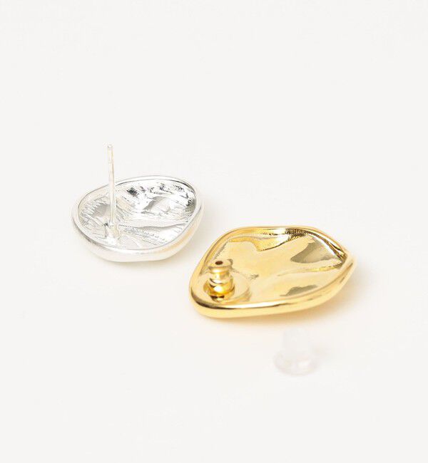 quaranciel「quaranciel: メタル モチーフ レイヤード ピアス」|ピアス|