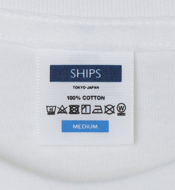SHIPS「【WEB限定】SHIPS: マイクロ ワッペン  Tシャツ」|Tシャツ・カットソー|