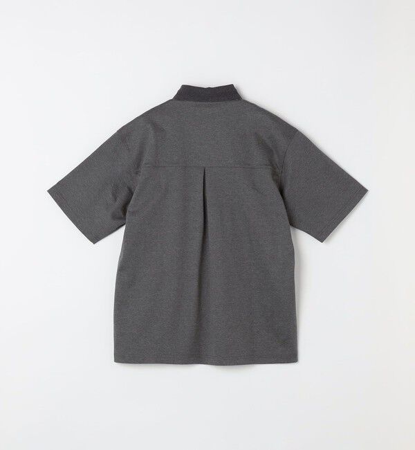 SHIPS any「SHIPS any:〈接触冷感/遮熱/UVカット〉COOL TOUCH スムース デザイン リブ ポロシャツ◆」|Tシャツ・カットソー|