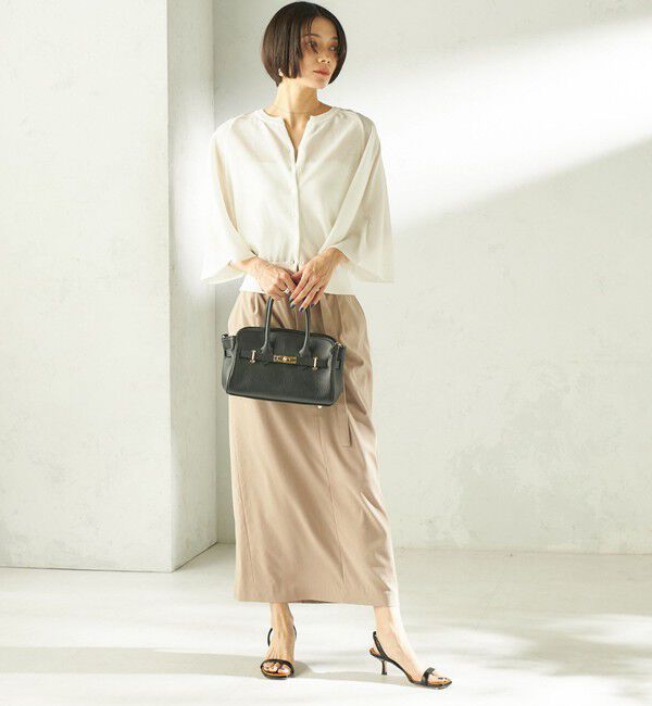 SHIPS for women「《予約》〈手洗い可能〉綿 フレア スリーブ キーネック カーディガン」|カーディガン|