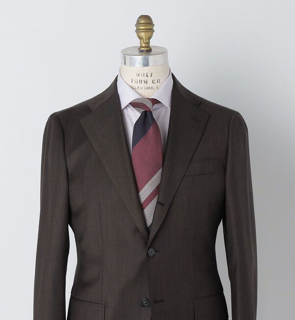 SHIPS「SHIPS: シルク デラヴェ レジメンタル ネクタイ」|ネクタイ・蝶ネクタイ|