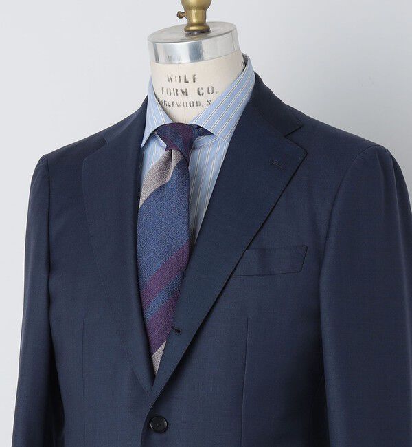 SHIPS「SHIPS: シルク デラヴェ レジメンタル ネクタイ」|ネクタイ・蝶ネクタイ|