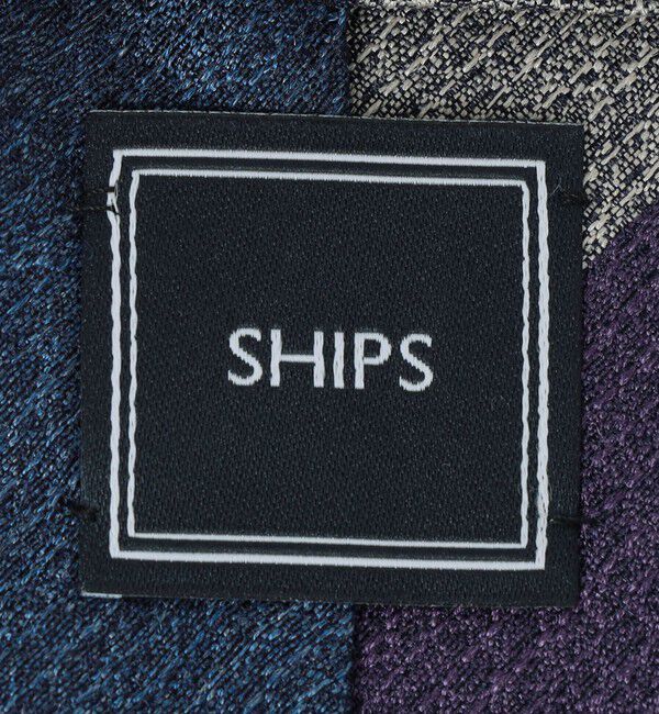 SHIPS「SHIPS: シルク デラヴェ レジメンタル ネクタイ」|ネクタイ・蝶ネクタイ|