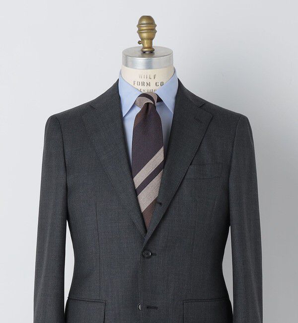 SHIPS「SHIPS: シルク デラヴェ レジメンタル ネクタイ」|ネクタイ・蝶ネクタイ|