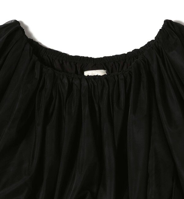 SHIPS for women「troisiemeCHACO:〈手洗い可能〉チュール ブラウス」|シャツ・ブラウス|