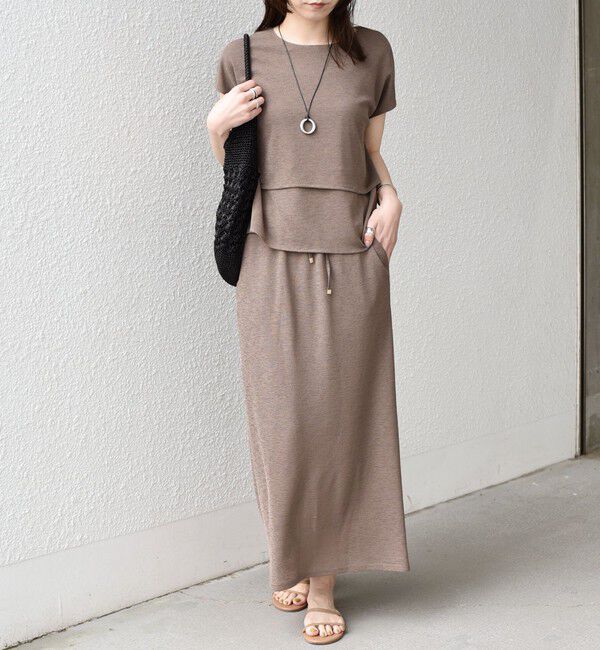 SHIPS Colors 「《予約》SHIPS Colors:〈手洗い可能〉リネンライク ミラノ タイトスカート◆」|タイト|