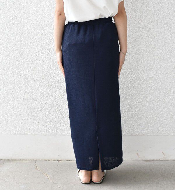 SHIPS Colors 「《予約》SHIPS Colors:〈手洗い可能〉リネンライク ミラノ タイトスカート◆」|タイト|