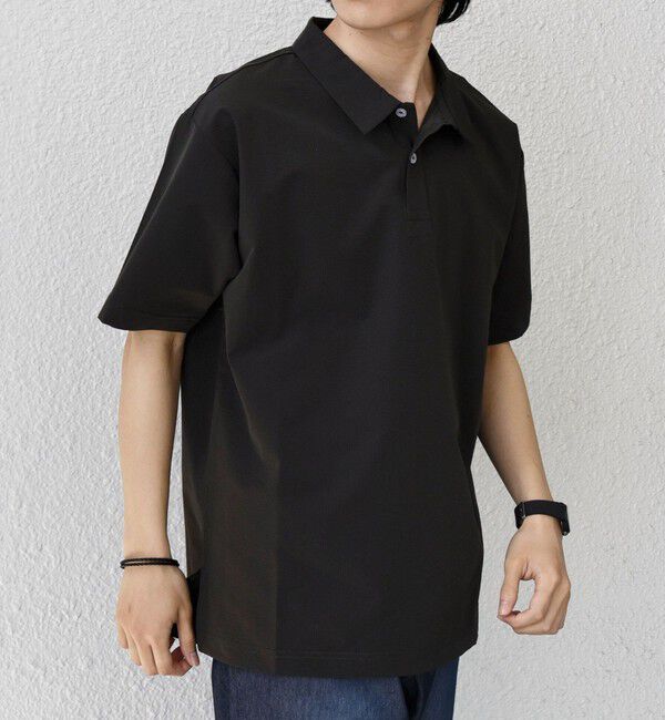 SHIPS any「【WEB限定】SHIPS any:〈吸水速乾/抗菌防臭/UVカット〉サーパスウェーブ 半袖 ポロシャツ◆」|ポロシャツ|