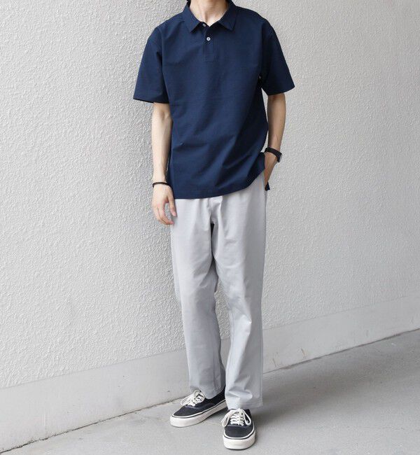 SHIPS any「【WEB限定】SHIPS any:〈吸水速乾/抗菌防臭/UVカット〉サーパスウェーブ 半袖 ポロシャツ◆」|ポロシャツ|