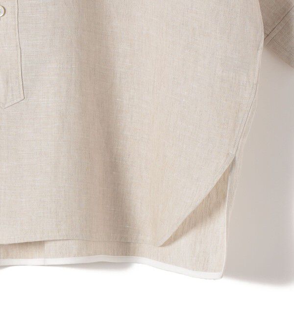 SHIPS for women「《予約》TICCA:〈手洗い可能〉リネン 半袖 シャツ」|シャツ・ブラウス|