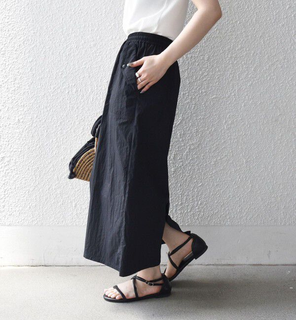 SHIPS any「《予約》SHIPS any:〈多機能/洗濯機可能〉シェルテック ポケット ストレート スカート」|スカート|