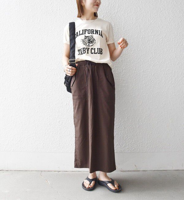 SHIPS any「《予約》SHIPS any:〈多機能/洗濯機可能〉シェルテック ポケット ストレート スカート」|スカート|