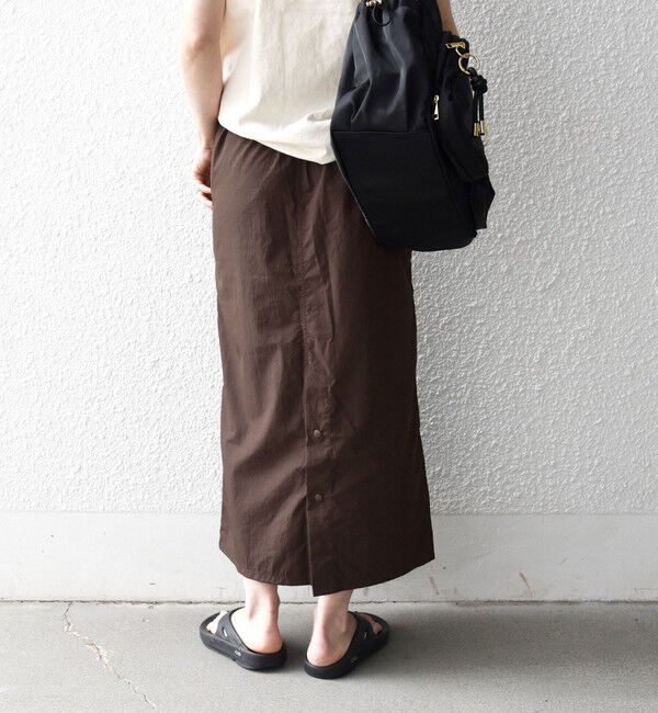 SHIPS any「《予約》SHIPS any:〈多機能/洗濯機可能〉シェルテック ポケット ストレート スカート」|スカート|