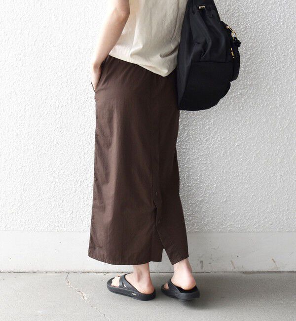 SHIPS any「《予約》SHIPS any:〈多機能/洗濯機可能〉シェルテック ポケット ストレート スカート」|スカート|