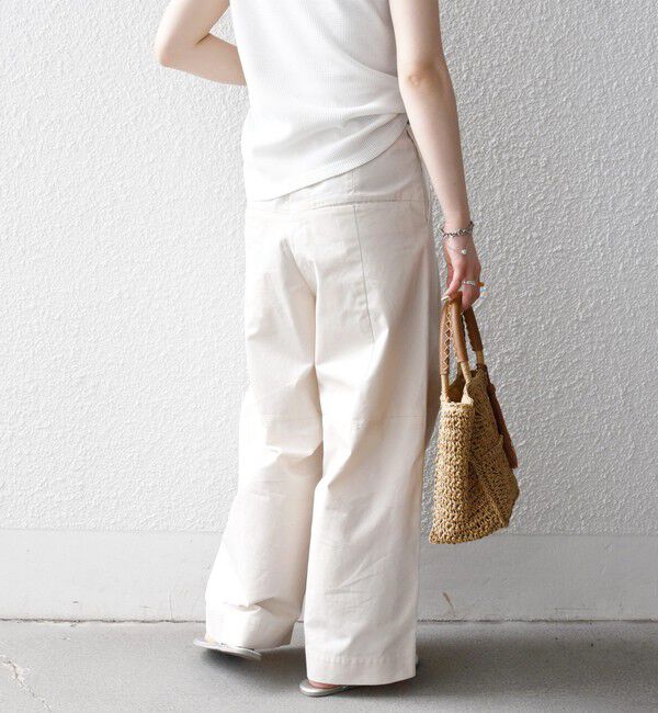 SHIPS any「《予約》SHIPS any:〈洗濯機可能〉コットン 2タック コクーン ワイド パンツ」|その他|