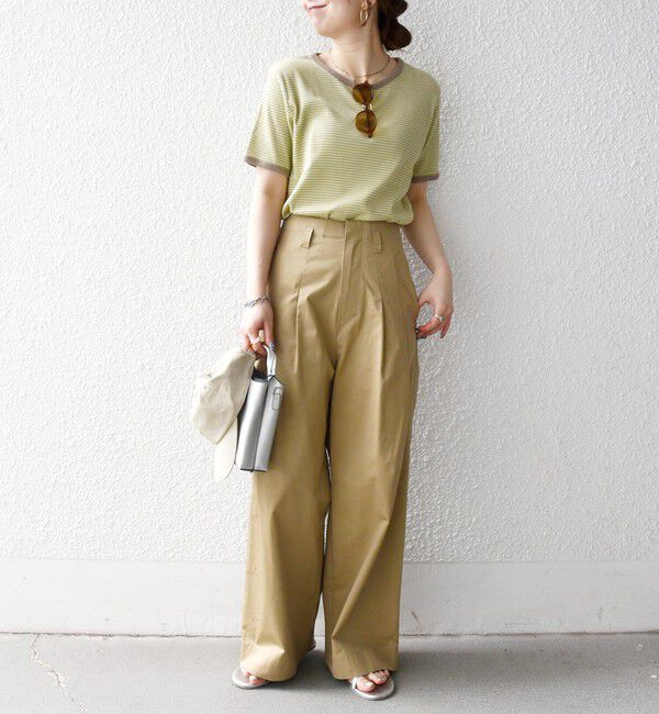 SHIPS any「《予約》SHIPS any:〈洗濯機可能〉コットン 2タック コクーン ワイド パンツ」|その他|